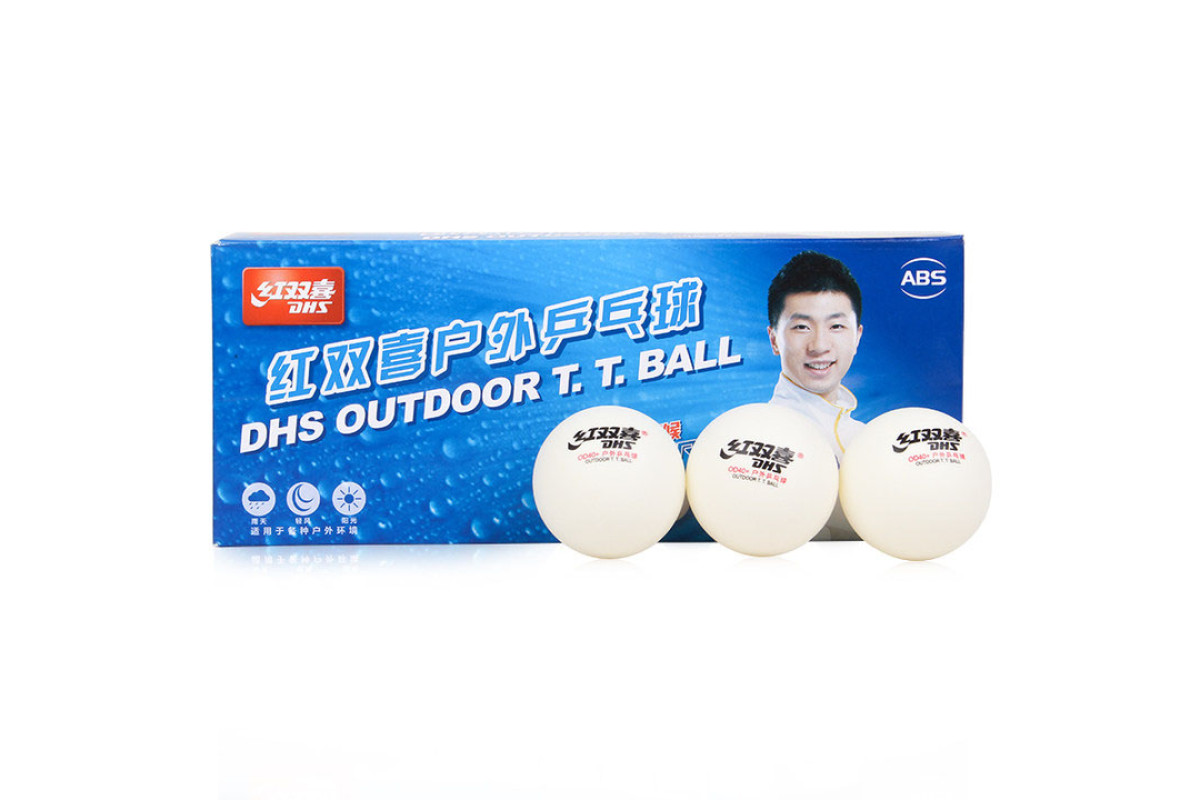 М'ячі для настільного тенісу DHS Cell-Free Dual Outdoor