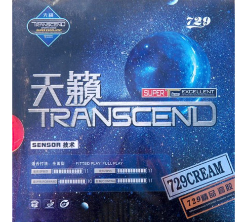 Накладка 729 Transcend Cream [yellow sponge]