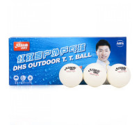 М'ячі для настільного тенісу DHS Cell-Free Dual Outdoor 40+ мм (10 шт)