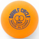 М'ячі для настільного тенісу DHS Double Circle Dual 40+ 120 шт. Orange