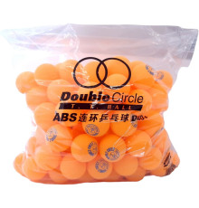 М'ячі для настільного тенісу DHS Double Circle Dual 40+ 120 шт. Orange