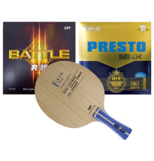 Збірна ракетка 729 Arylate Carbon Blue (Presto-Spin Max + Battle III)