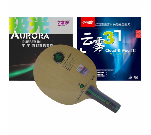 Збірна ракетка 729 W-1 ST (Aurora + Cloud & Fog 3 (OX))