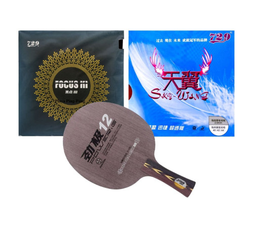 Сборная ракетка DHS PG12 FL (Focus III + Sky Wing)