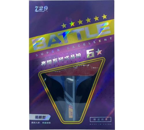 Ракетка 729 Battle 6 star (carbon blade)