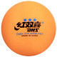 Мячи для настольного тенниса DHS Cell-Free Dual 40+ мм 3* Orange (10 шт)