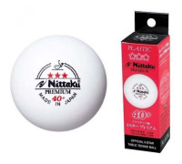 М'ячи для настільного тенісу Nittaku Premium 40+ 3*
