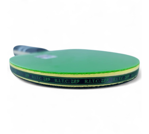 Ракетка 729 Very 6 green + black rubber (carbon blade)