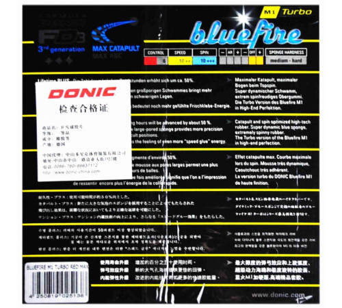 Накладка Donic BlueFire M1 Turbo