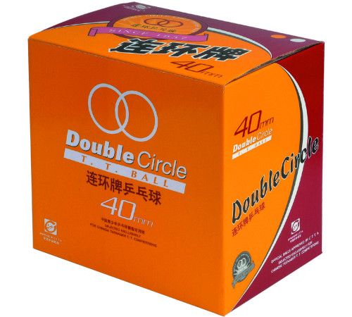 Мячи для настольного тенниса DHS Double Circle 40 мм 144шт