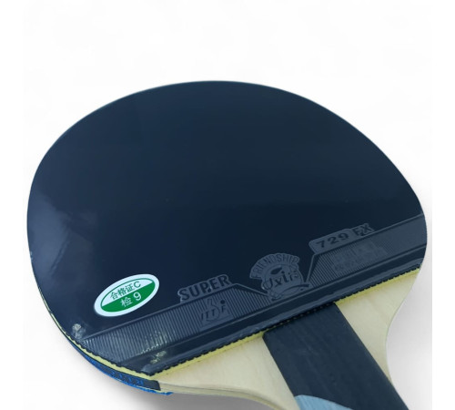 Ракетка 729 Very 6 blue + black rubber (carbon blade)
