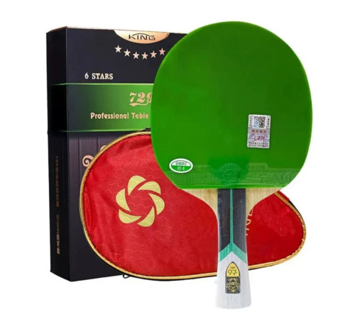 Ракетка 729 King Series 6 Stars (green + black rubber)