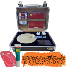 Набір DHS Ma Long W968 CLASSIC + чохол для ракетки та клей водний У ПОДАРУНОК!